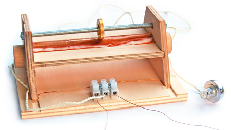 Detektorradio zusammengebaut