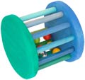 Bild vom Artikel Klingender Baby-Roller, grün-blau
