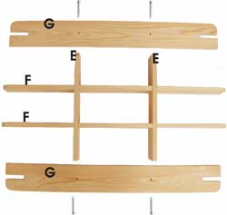 Legeplan Rückwand