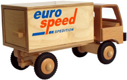 Möbelwagen von hinten
