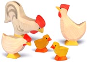 Bild vom Artikel Weiße Hühnergruppe