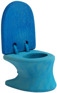 Bild vom Artikel Toilette, blau
