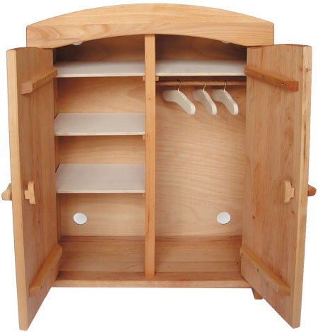 Puppenschrank geöffnet