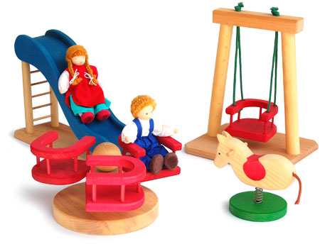 Bild vom Artikel Spielplatz für Puppenhauspüppchen
